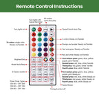 【FLASH SALE】4ft Premium RGB Snow Flocked Christmas Tree - Pre-Lit with Remote Control | UL Listed & Easy Setup